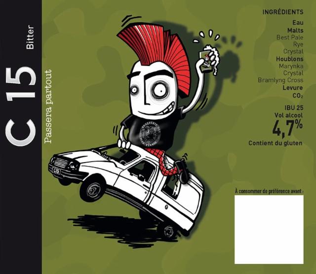 C15 4.7%, Brasserie Des 1000 Étangs [Closed], France