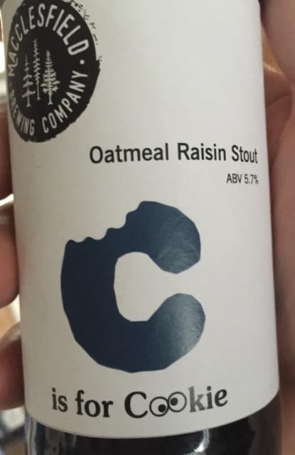 C is For Cookie 5.7%, Macclesfield Brewing Co., England