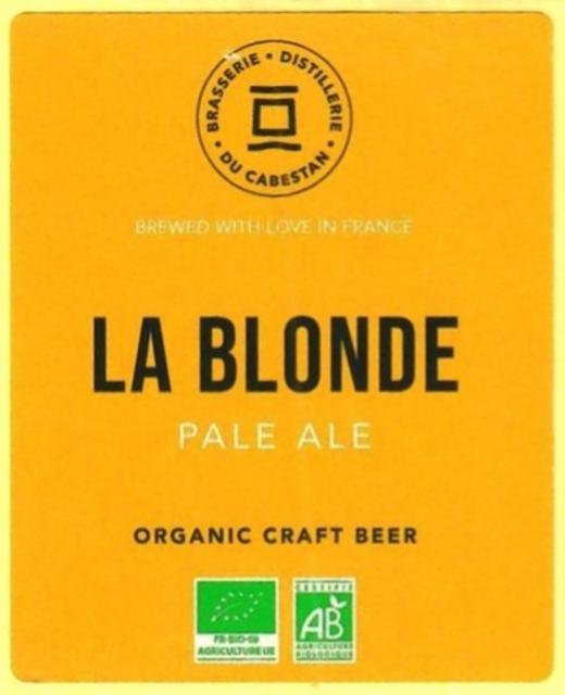 La Blonde 4.1%, Brasserie Distillerie Du Cabestan, France
