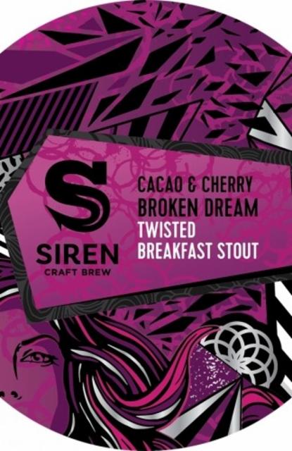 Cacao & Cherry Broken Dream 7.4%, Siren Craft Brew, England