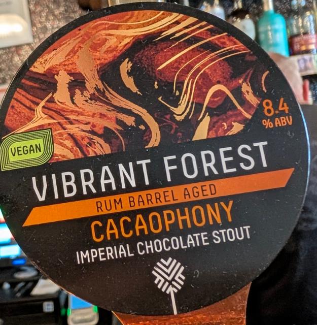Cacaophony 7.9%, Vibrant Forest Brewery, England