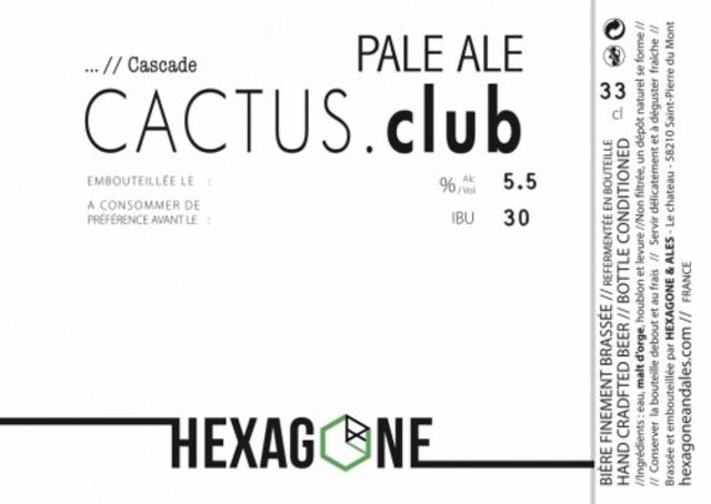 Cactus.club 5.5%, Hexagone & Ales, France