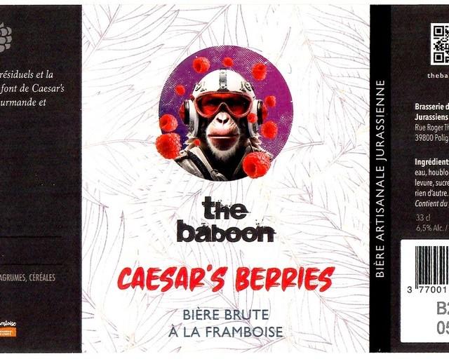 Caesar's Berries 6.5%, Brasserie Des Babouins Jurassiens - The Baboon, France