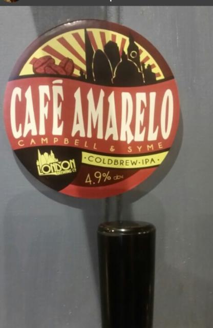 Cafe' Amarelo 4.9%, London Brewing Co., England