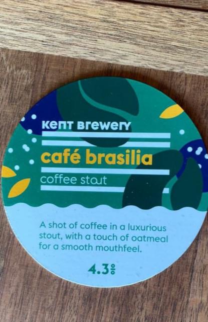 Cafe Brasilia 4.3%, Kent Brewery, England