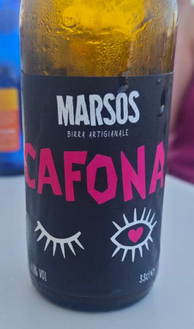 Cafona 4.8%, Birrificio Marsos, Italy