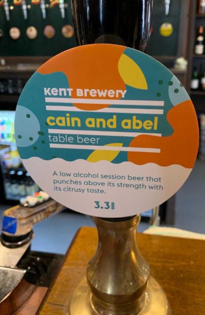 Cain and Abel 3.3%, Kent Brewery, England