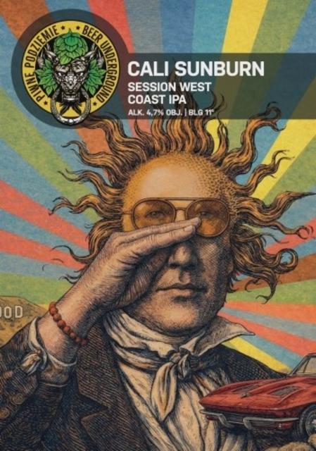 Cali Sunburn 4.7%, Beer Underground (Piwne Podziemie), Poland