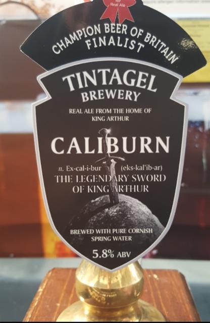 Caliburn 5.8%, Tintagel Brewery, England