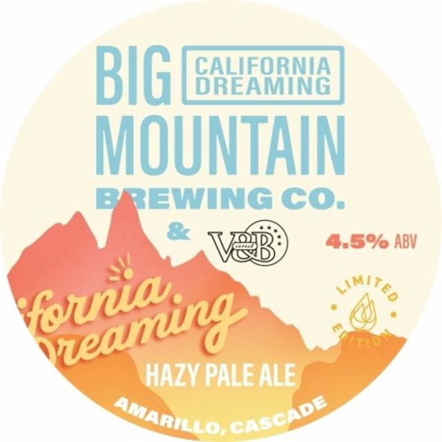 California Dreaming 4.5%, Big Mountain Brewing Co., France
