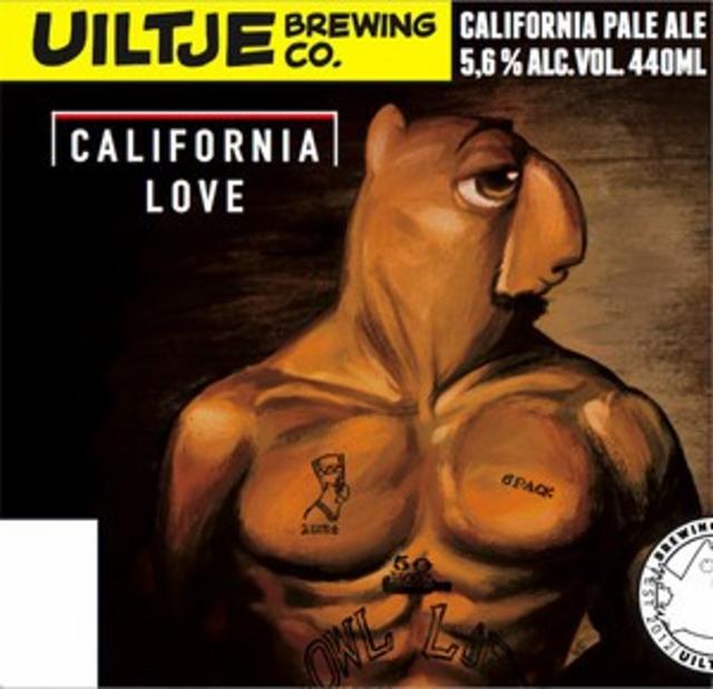 California Love 5.6%, Uiltje Brewing Co, Netherlands