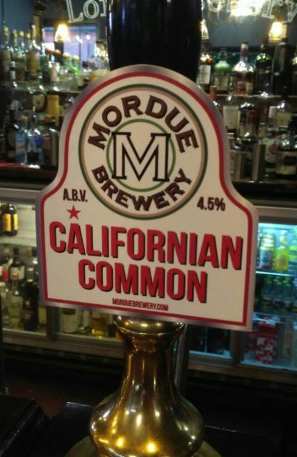 Californian Common 4.5%, MordueBrewery, England