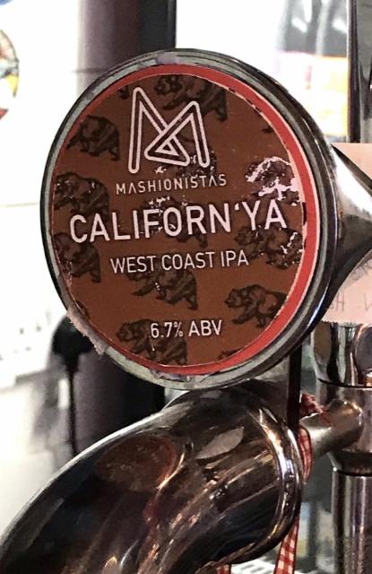 Californ'ya 6.7%, Mashionistas Brew, England