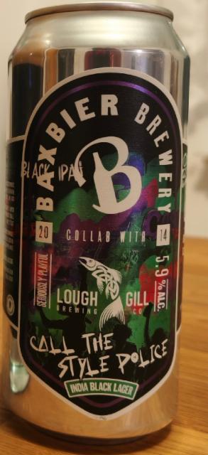 call the style police 5.9%, Baxbier, Netherlands