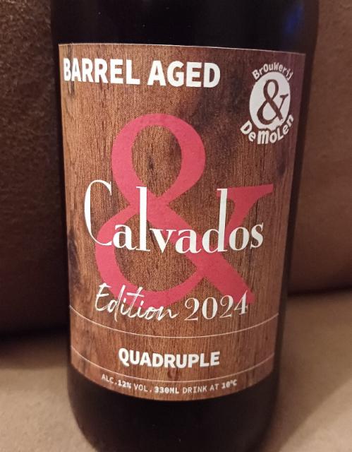 Calvados Edition 2024 Quadruple 12.0%, Brouwerij de Molen, Netherlands