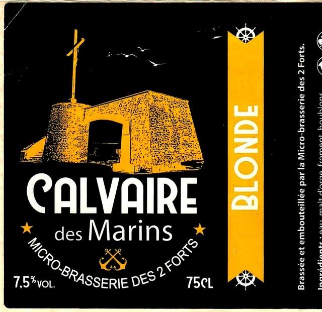 Calvaire Des Marins Blonde 7.5%, Microbrasserie Des 2 Forts, France