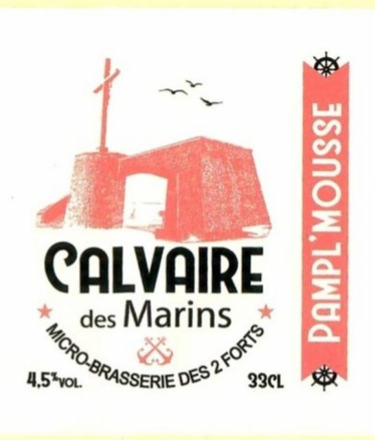Calvaire Des Marins Pamplemousse 4.5%, Microbrasserie Des 2 Forts, France