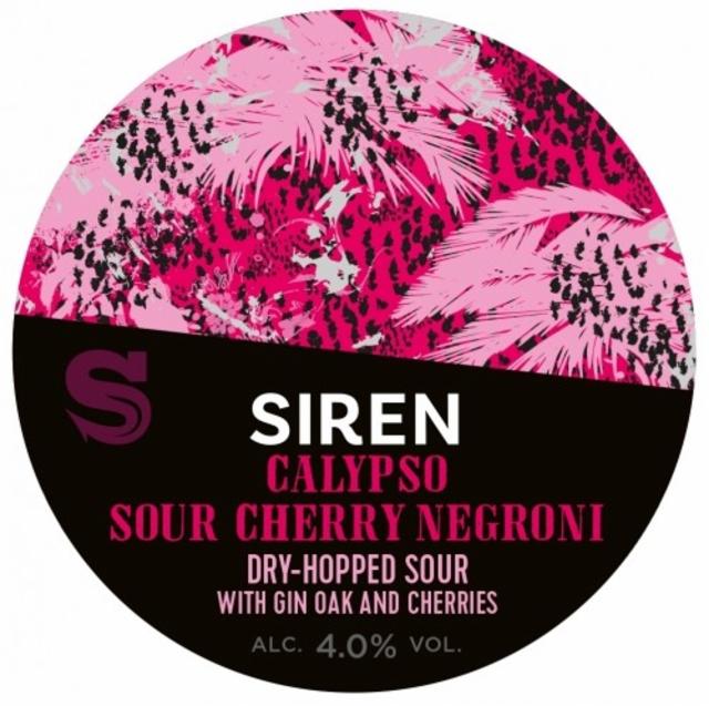 Calypso Sour Cherry Negroni 4.0%, Siren Craft Brew, England