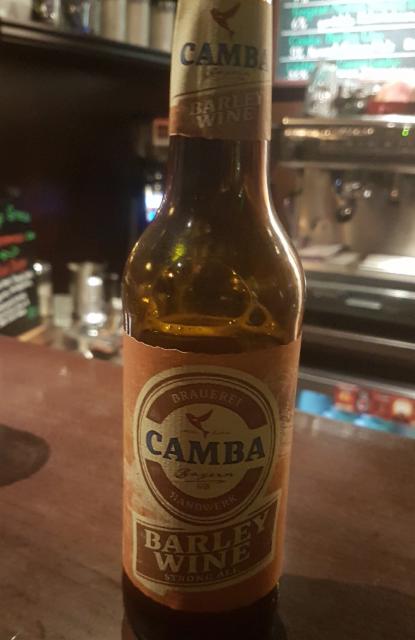 Barley Wine Strong Ale 9.0%, Camba Bavaria, Germany