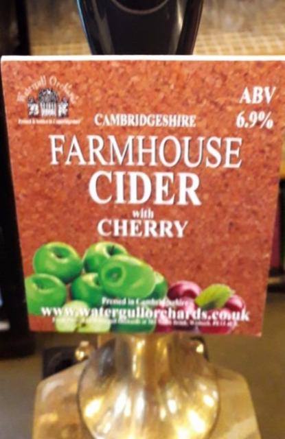 Cambridgeshire Farmhouse Cider With Cherry 6.9%, Watergull Orchards, England