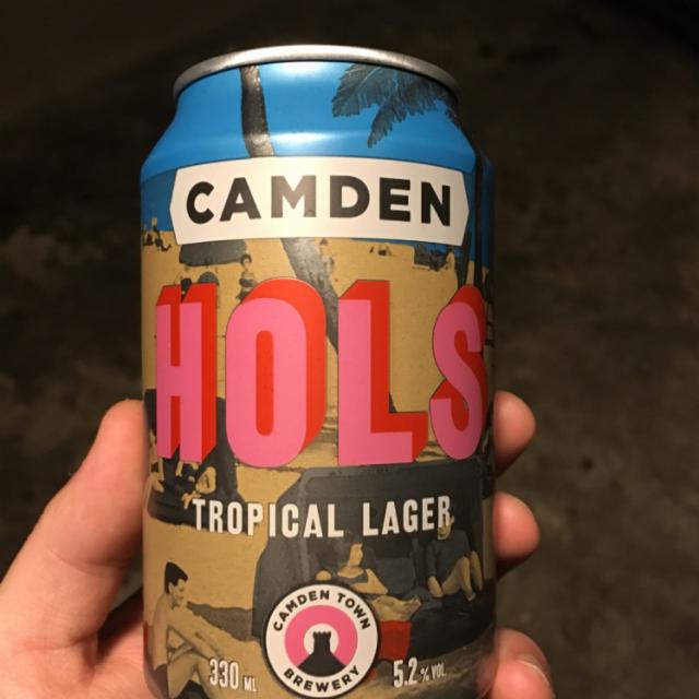 Camden Hols Tropical Lager 5.2%, Camden Town Brewery (AB InBev), England