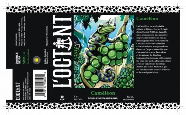 Caméléon Riesling 8.0%, L'octant Microbrasserie Inc, Canada