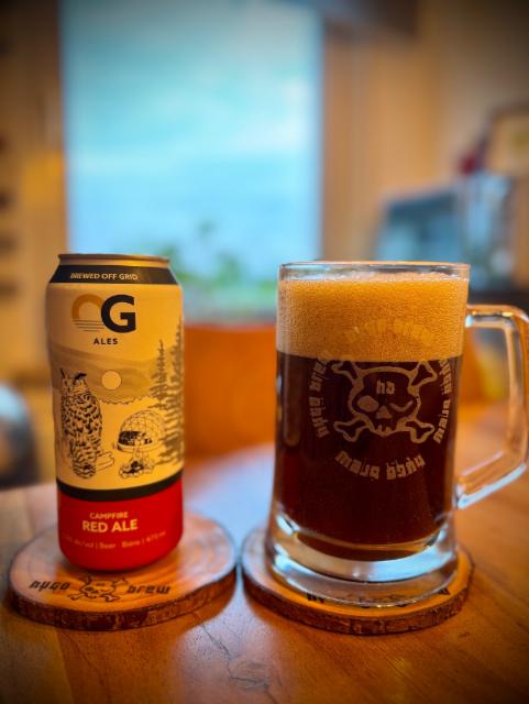 Campffire Red Ale 5.5%, O.G. Ales Inc., Canada