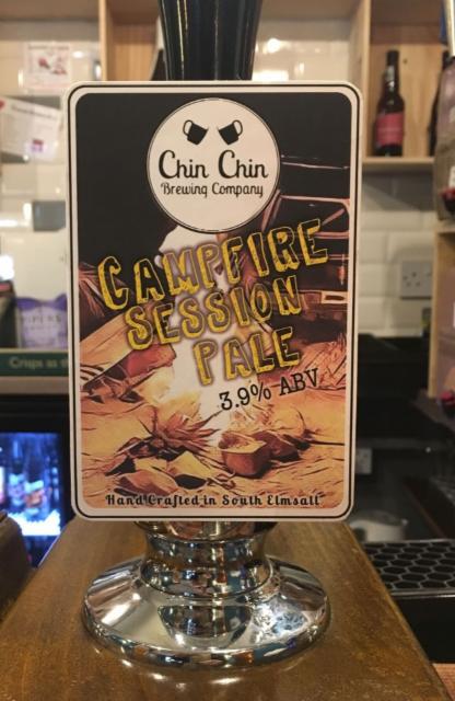 Campfire Session Pale 3.9%, Chin Chin Brewing Company, England