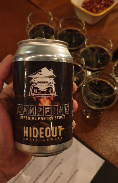 campfire stout 8.0%, Hideout Craft Brewery, Philippines