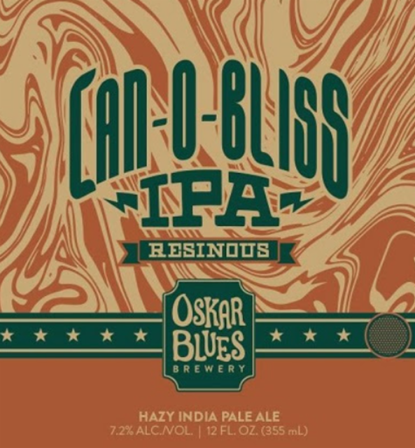 Can-O-Bliss IPA Resinous 7.2%, Oskar Blues Brewery, United States