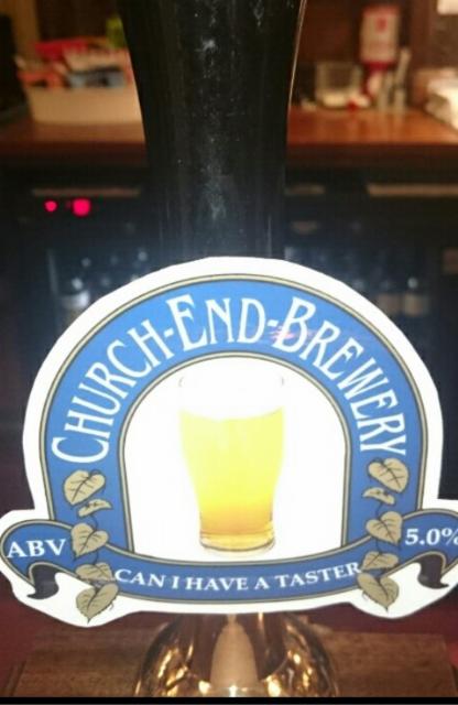 Can I Have A Taster 5.0%, Church End Brewery, England