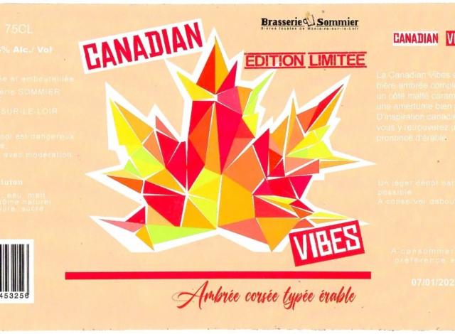 Canadian Vibes 6.0%, Brasserie Sommier [Closed], France