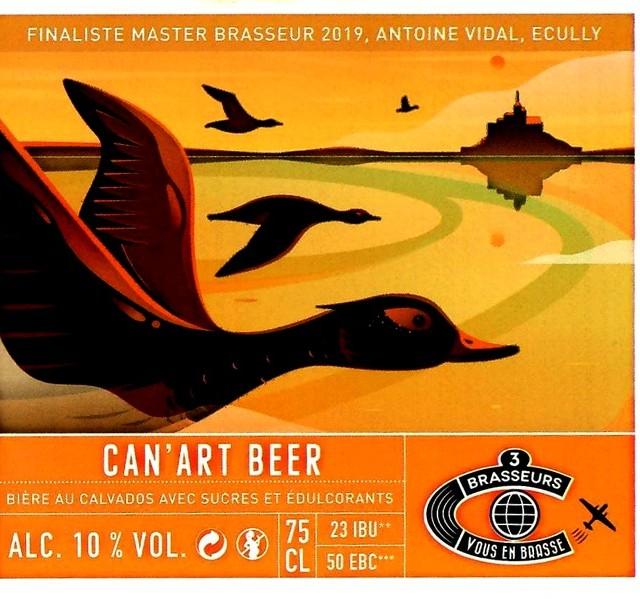 Can'Art Beer 10.0%, Les 3 Brasseurs / The 3 Brewers Lille, France