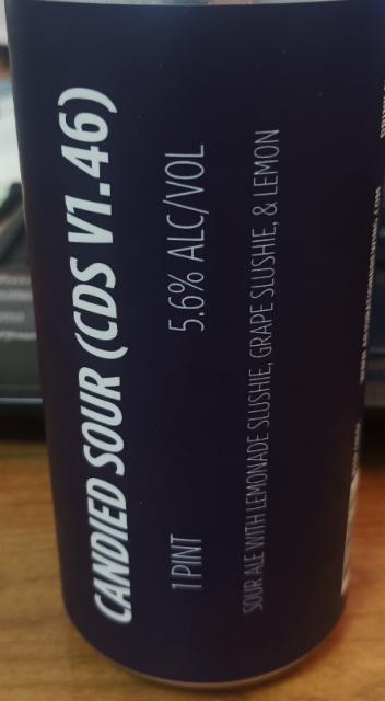 candied sour (cds v1.46) 5.6%, Abjuration Brewery, United States
