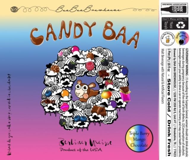 Candy Baa - Triple Berry, Mango, Chocolate, Baa Baa Brewhouse, United States