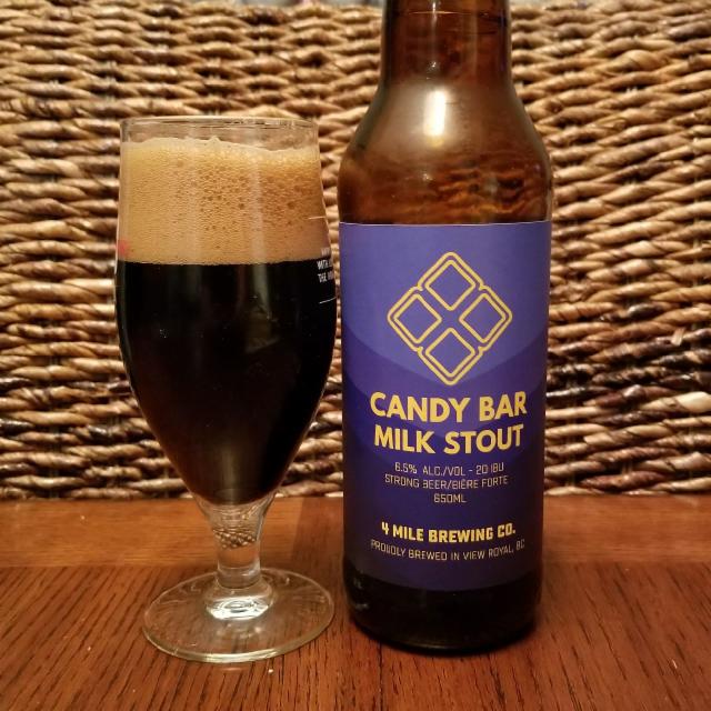 Candy Bar Milk Stout 6.5%, Four Mile Brewing Co, Canada