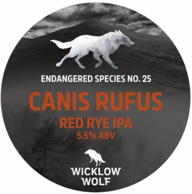 Canis Rufus 5.5%, Wicklow Wolf Brewing, Ireland