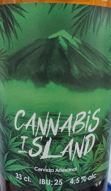 Cannabis Island 4.5%, TACOA Cervezas Artesanales, Spain