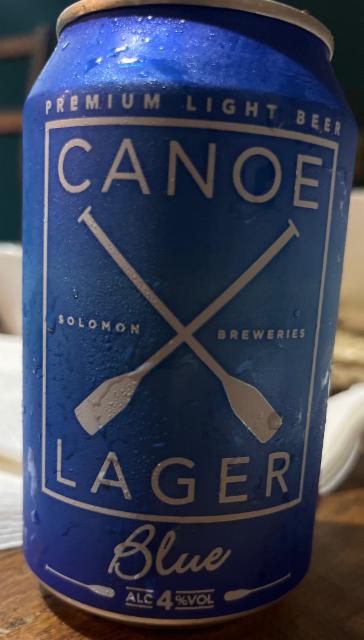 Canoe Lager 4.0%, Solomon Breweries Ltd, Solomon Islands