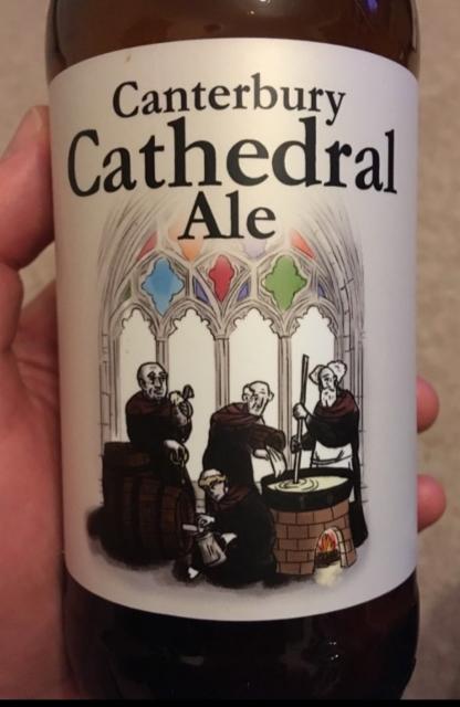 Canterbury Cathedral Ale 4.5%, Hopdaemon Brewery Co, England