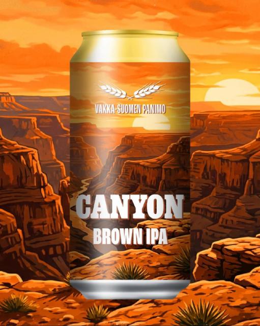 Canyon Brown IPA 5.8%, Vakka-Suomen Panimo, Finland