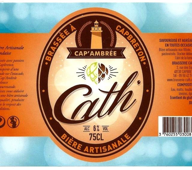 Cap' Ambrée 6.0%, Brasserie Cath', France