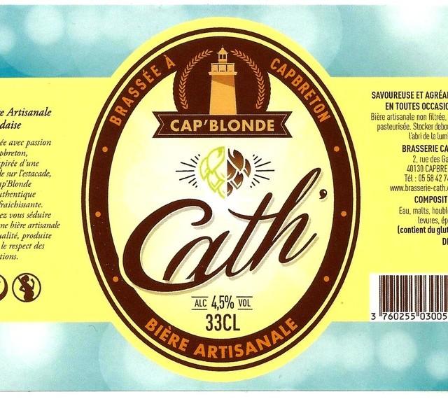Cap' Blonde 4.5%, Brasserie Cath', France