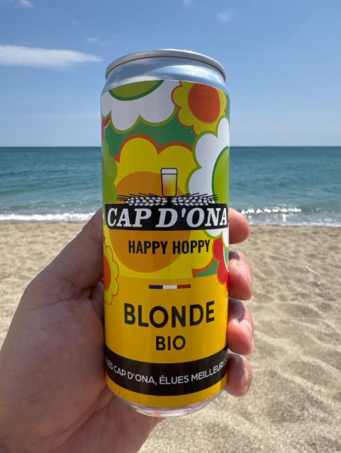 Cap d'Ona Happy Hoppy Blonde Bio 5.0%, Brasserie Cap D'Ona, France
