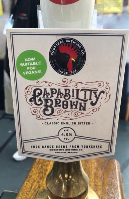 Capability Brown 4.0%, Rooster's Brewing Co., England