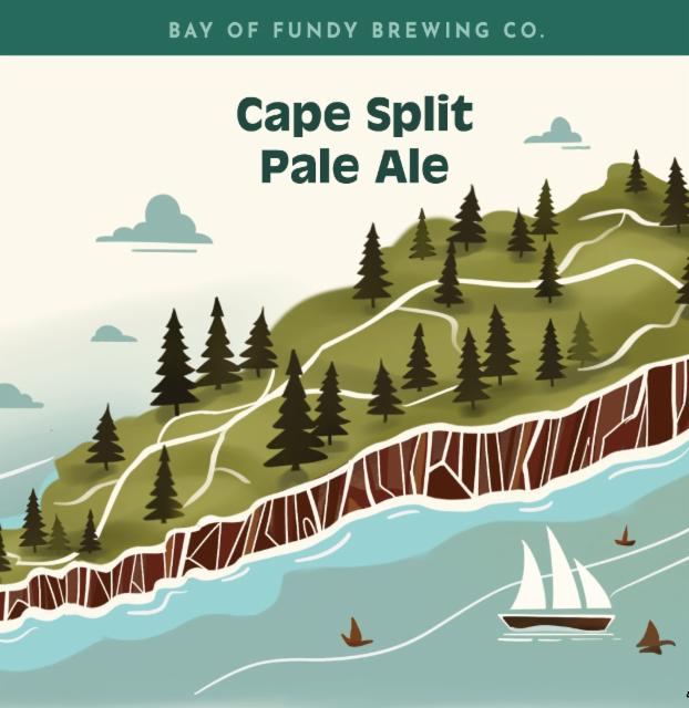Cape Split Pale Ale 5.0%, Bay Of Fundy Brewing Co, Canada