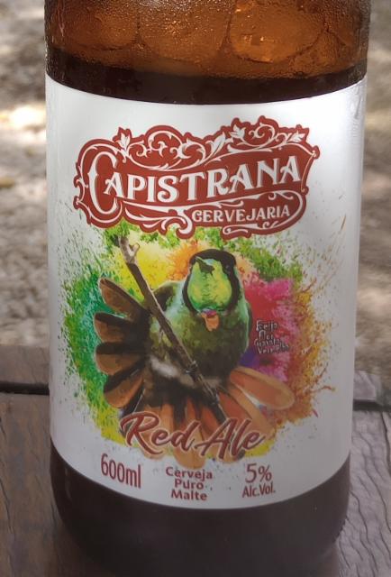 capistrana red ale 5.0%, Cervejaria Capistrana, Brazil