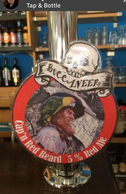 Cap'n Red Beard 5.0%, Buccaneer Brewery Ltd., England