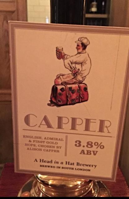 Capper 3.8%, Florence Brew Pub, England