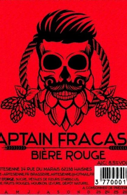 Captain Fracasse Rouge 8.5%, Brasserie Artésienne, France